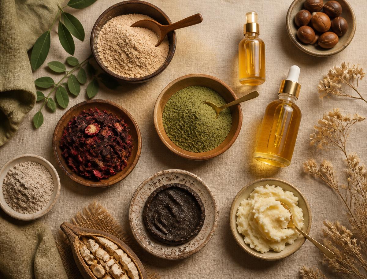 Ingrédients naturels et matières premières cosmétiques